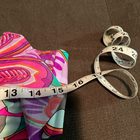 Raisins | Purple and Pink Floral Bandeaux Bikini Top - Picture 5 of 5